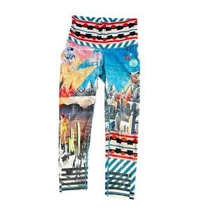 EUC Niyama Sol Endless RARE David Bowie leggings capris no longer made size XS